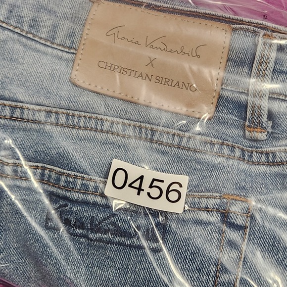 Gloria Vanderbilt x Christian Siriano Jeans Juniors 10 Mid Rise Miles Straight - Picture 14 of 14